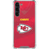 NFL Kansas City Chiefs Team Jersey Galaxy S24 FE Clear Case